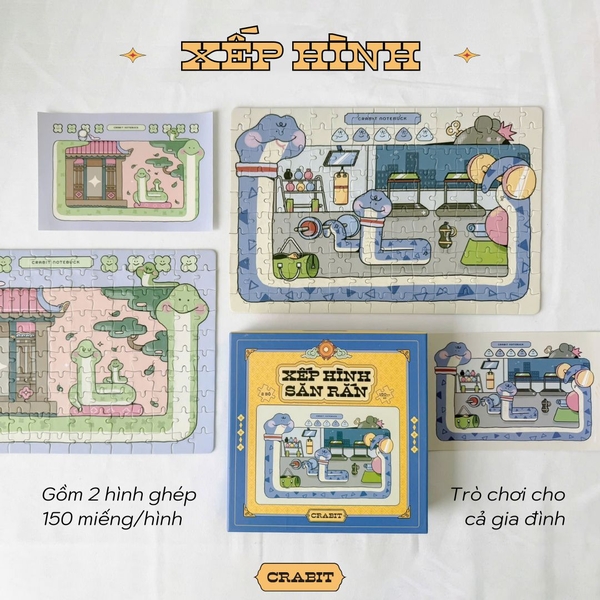 Game Tết 2025 - Xếp hình săn rắn