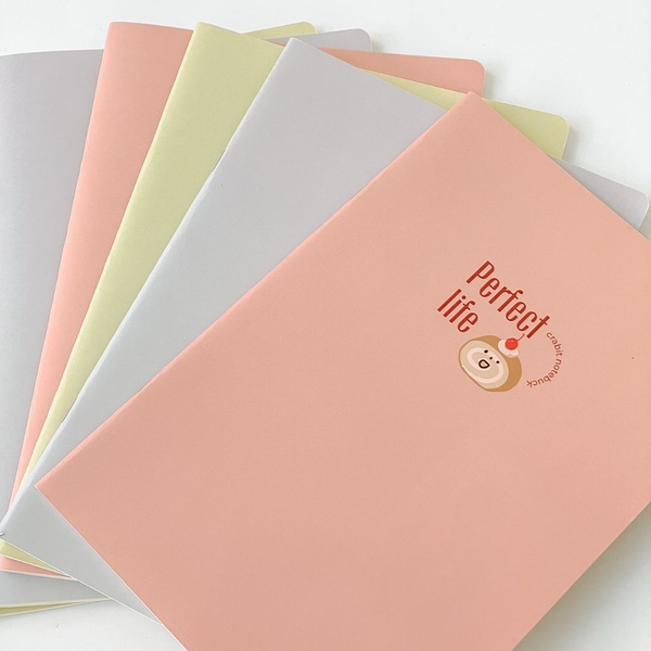 Vở kẻ ngang 80 trang - Perfect Life Bánh cuộn hồng