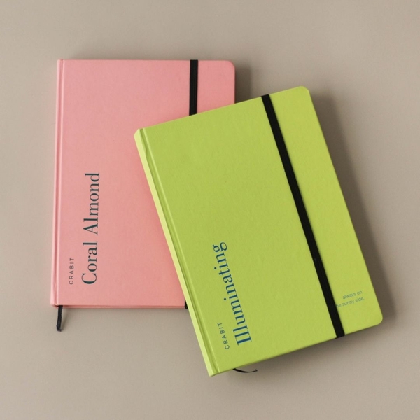 Sổ tay ô vuông Moodbook Collection - Illuminating Xanh lá