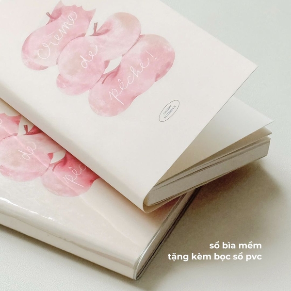 Sổ handy chất dot 130gsm 128 trang Peach Pocket