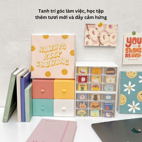 Bộ tranh đắp màu nổi - Always keep growing