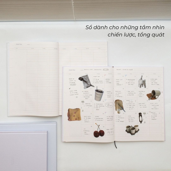 Sổ lịch Planner 2025 A4 Monthly Plan - 14 Months