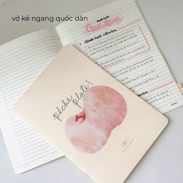 Combo 3 Vở kẻ ngang 80 trang - Peach Pocket