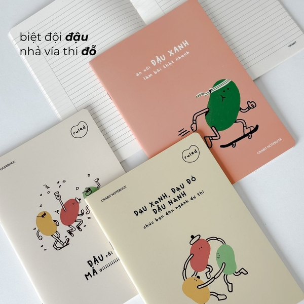 Combo 3 Vở kẻ ngang 80 trang Học Đậu Thi Đỗ