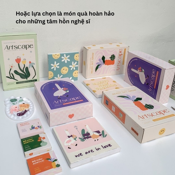 Bộ tranh đắp màu nổi - Always keep growing