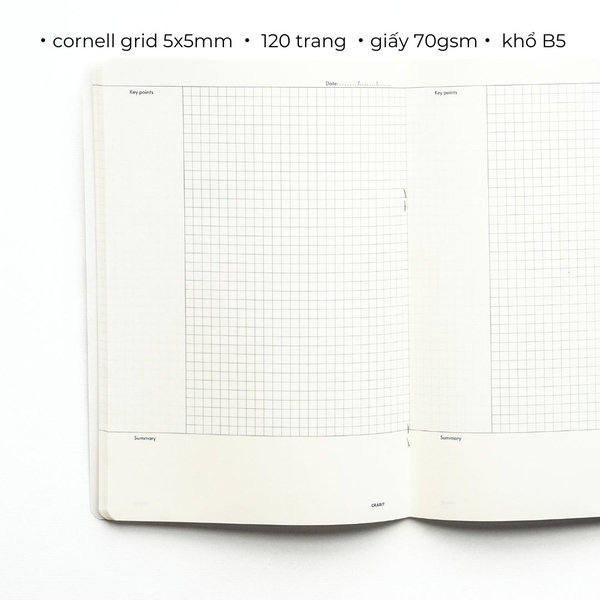 Vở cornel grid 120 trang Composition Collection - Tím