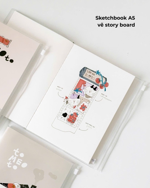 Sketchbook A5 190gsm Tomeoto House