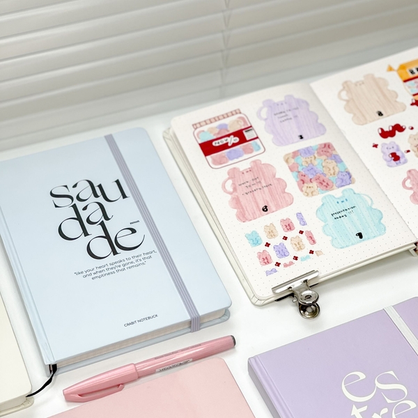 Sổ grid A5 130gsm 110 trang Obscure Feeling - Xanh