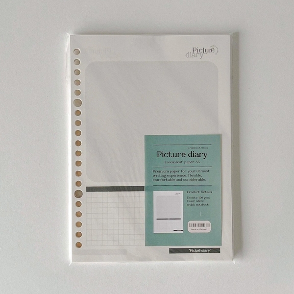 Tập giấy ruột sổ còng A5 lên kế hoạch 20 lỗ