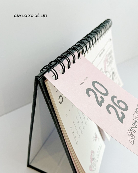 Lịch để bàn 2026 Crabit Calendar - Ngựa Gốm