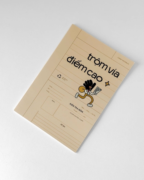 Giấy kiểm tra kẻ ngang Trộm vía - Điểm cao