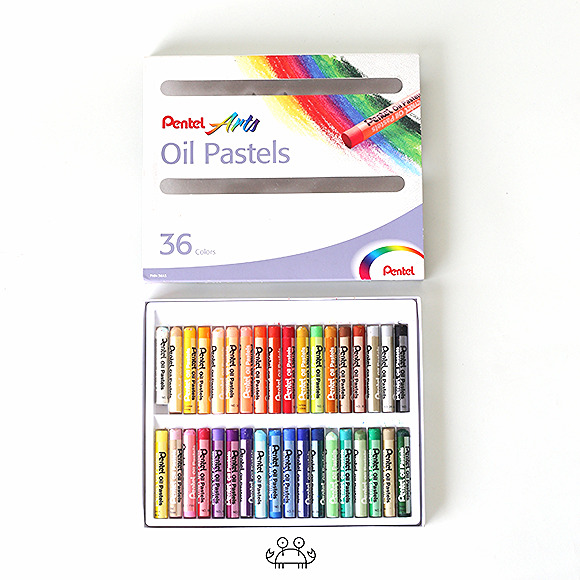 Bút sáp màu dầu Pentel - 36 màu Crabit Notebuck Bút Sáp Màu Dầu Pentel - 36 Màu Crabit Notebuck