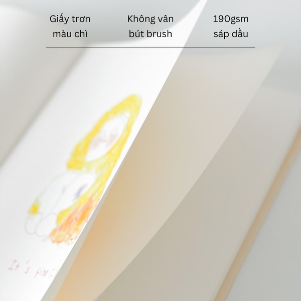 Sổ Sketchbook 190gsm A4 - Artist Quote