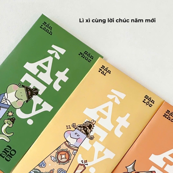 Lì xì Tết Ất Tỵ 2025 - Lì xì Crabit Rắn Săn Mồi