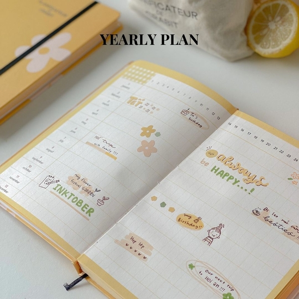 Sổ lịch Planner 2022 Special Edition - Yellow