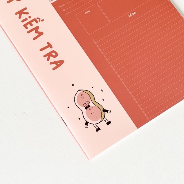 Giấy kiểm tra Học đậu Thi Đỗ - Đậu phộng đỏ