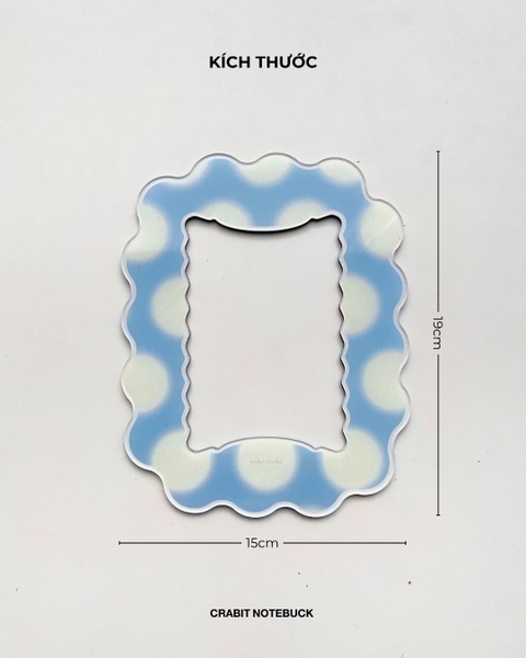 Khung ảnh nam châm to Chấm bi