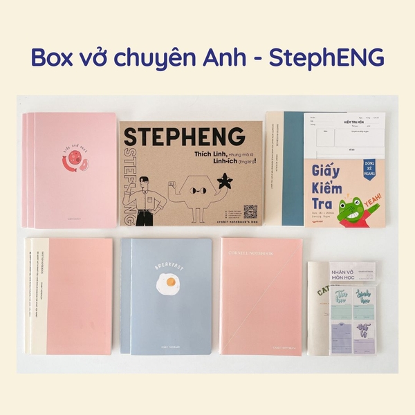Box 10 vở chuyên Anh - StephENG