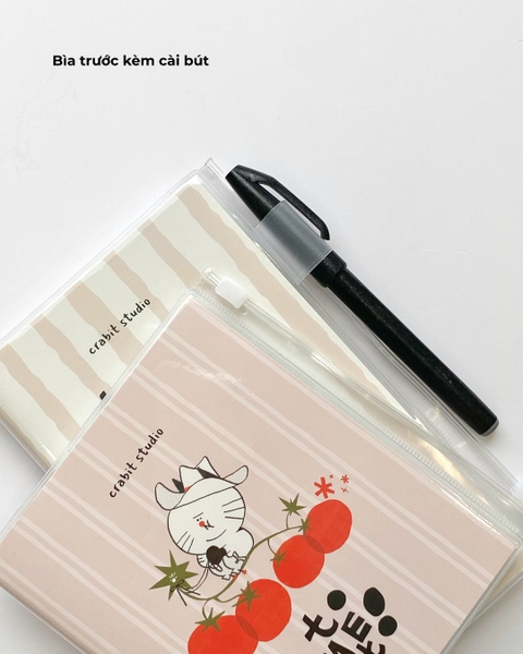 Sổ tay khổ vuông dot bìa mềm 130gsm Tomeoto Paste