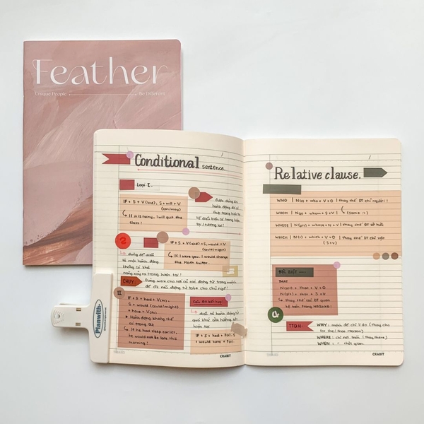 3 Vở kẻ ngang 120 trang Feather