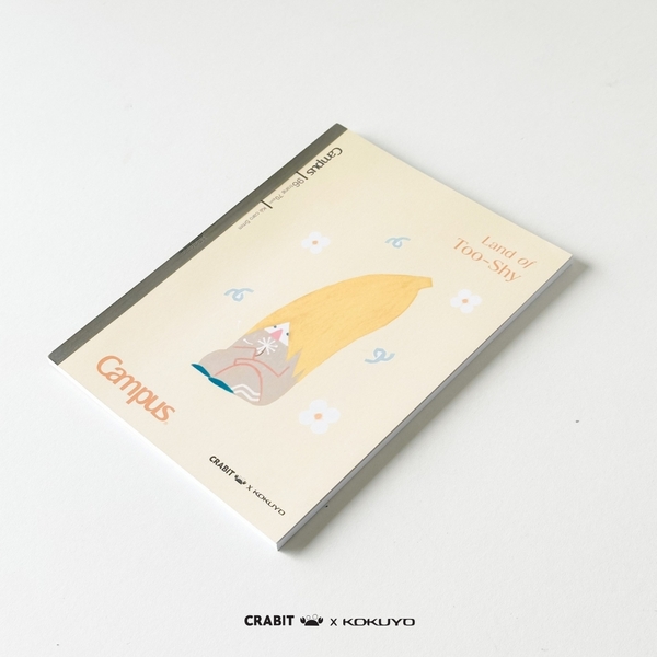 Vở A5 grid 96 trang Bananeet - Crabit x Kokuyo - Land of Too-Shy