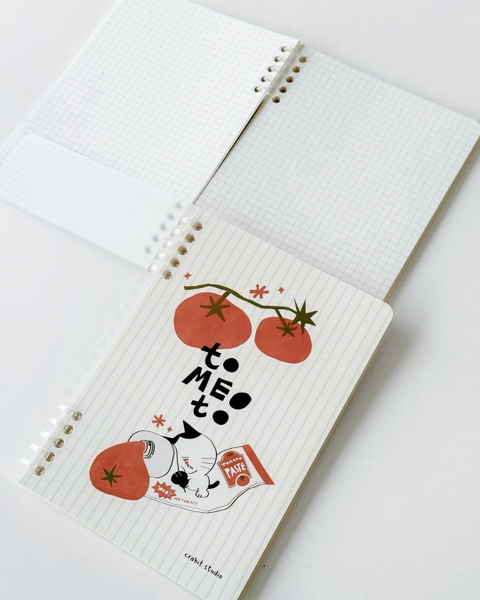 Sổ còng a5 slim binder 100gsm grid - Tomeoto Paste