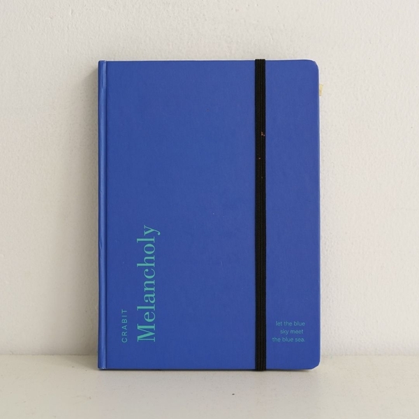 Sổ tay trơn Moodbook Collection - Melancholy Xanh dương