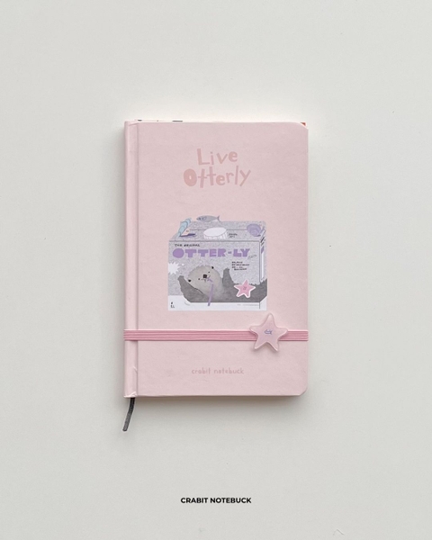 Sổ tay bỏ túi kẻ ngang 180 trang 70gsm Otter - Sữa hộp