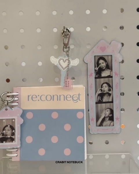 Khung ảnh nam châm dài 3 tấm Chấm bi