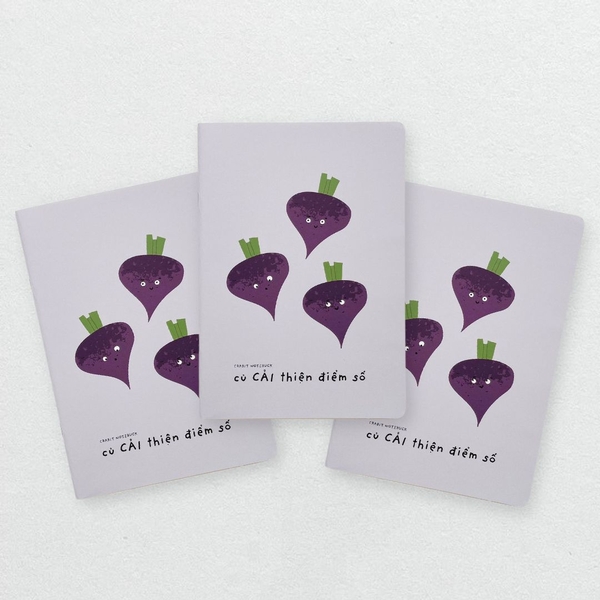 Vở kẻ ngang 120 trang Vitamin Củ cải