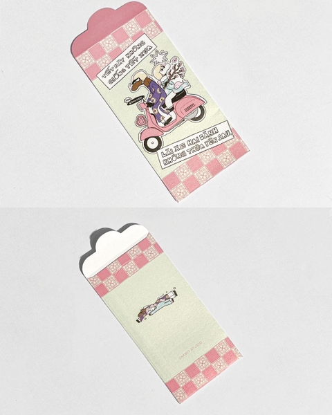 Lì xì Tết Bính Ngọ 2026 - Set 6 Lì xì Dọc