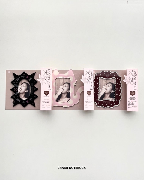 Khung ảnh nam châm polaroid Chấm bi