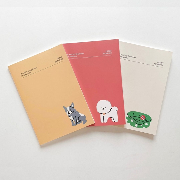 Combo 3 vở may gáy 100gsm 80 trang Buddy