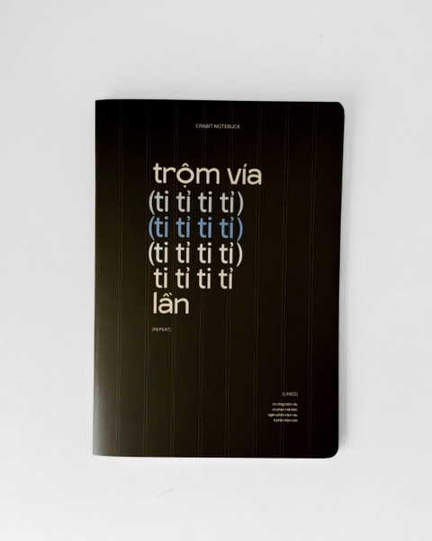 Vở kẻ ngang 120 trang 70gsm Trộm vía - Trộm vía tỉ lần