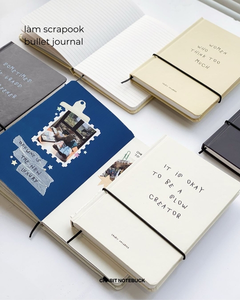 Sổ tay A5 grid 130gsm 110 trang A Few Notes - It's Okay To Be A Slow Creator