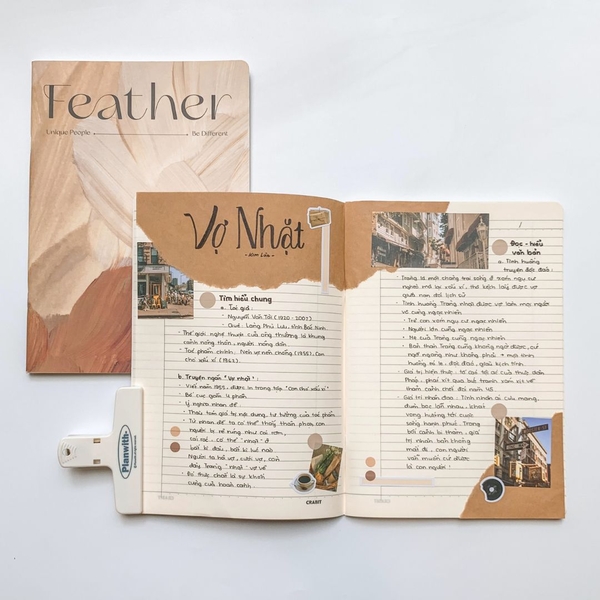 Vở kẻ ngang 120 trang Feather Be