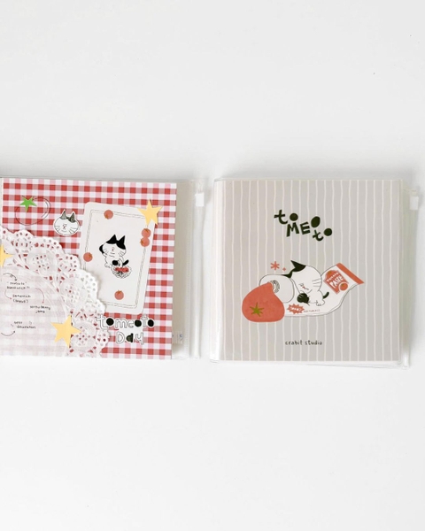 Sổ tay khổ vuông dot bìa mềm 130gsm Tomeoto Paste