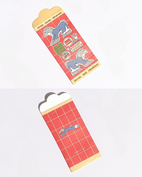 Lì xì Tết Bính Ngọ 2026 - Set 6 Lì xì Dọc