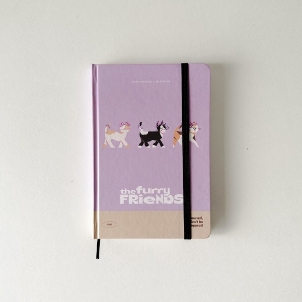 Sổ tay bỏ túi Grid The Furry Friends Crabit x SGT - Tam ca