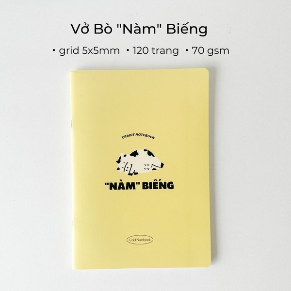 Vở grid 120 trang "Nàm" Biếng