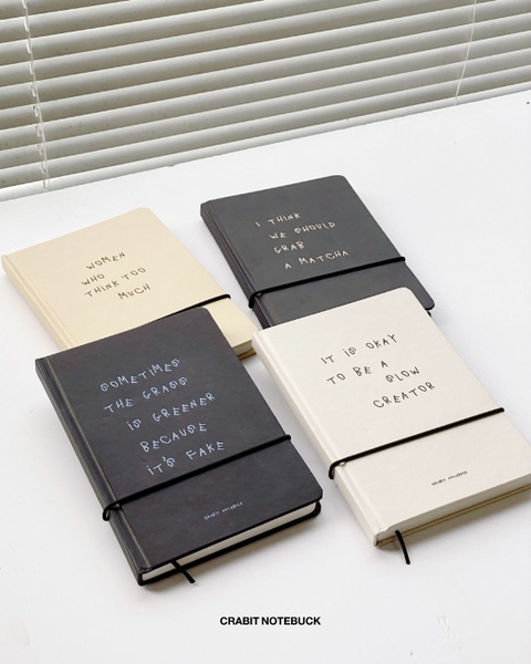 Sổ tay A5 grid 130gsm 110 trang A Few Notes - It's Okay To Be A Slow Creator