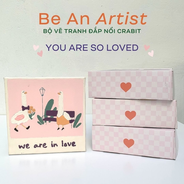 Bộ tranh đắp màu nổi - You are so loved