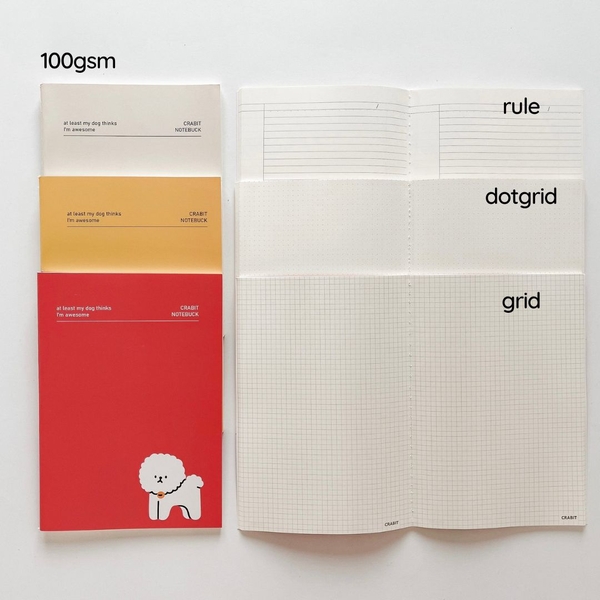 Vở kẻ ngang may gáy 80 trang 100gsm Buddy - Pillow