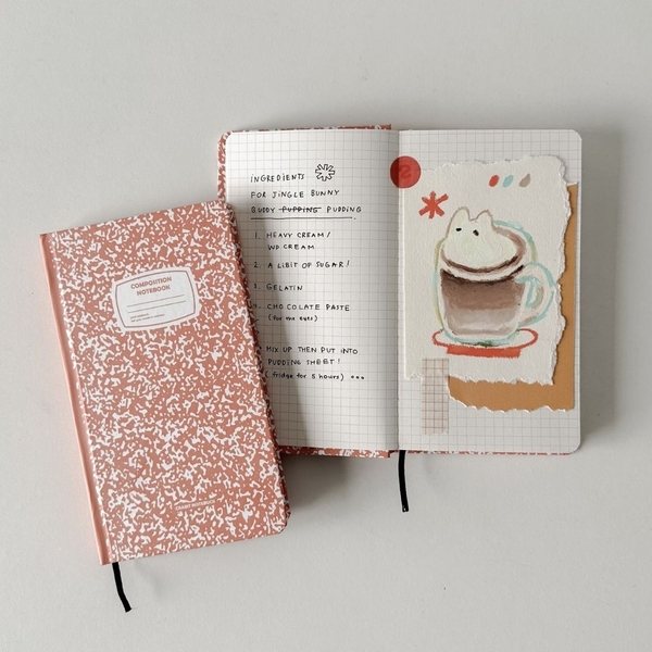 Sổ grid handy 140 trang 130gsm Crabit Composition Collection