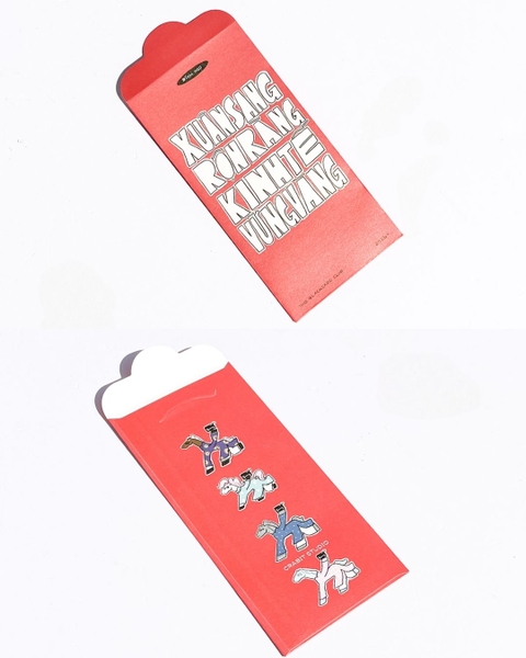 Lì xì Tết Bính Ngọ 2026 - Set 6 Lì xì Dọc