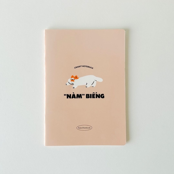 Vở kẻ ngang 80 trang - Nàm biếng Mèo Trắng