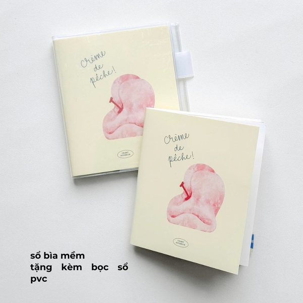 Sổ handy kẻ ngang 130gsm 96 trang Peach Pocket