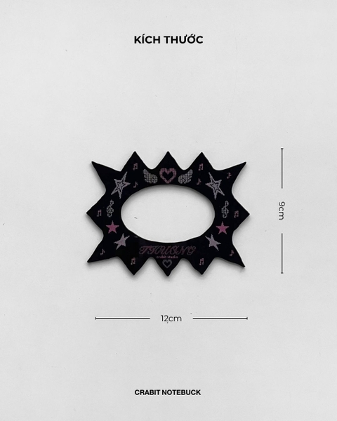 Khung ảnh nam châm polaroid Chấm bi