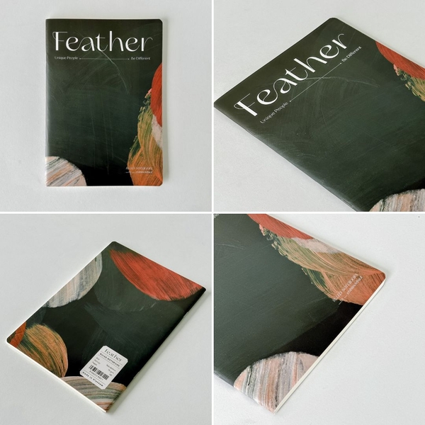 Vở kẻ ngang 120 trang Feather Xanh