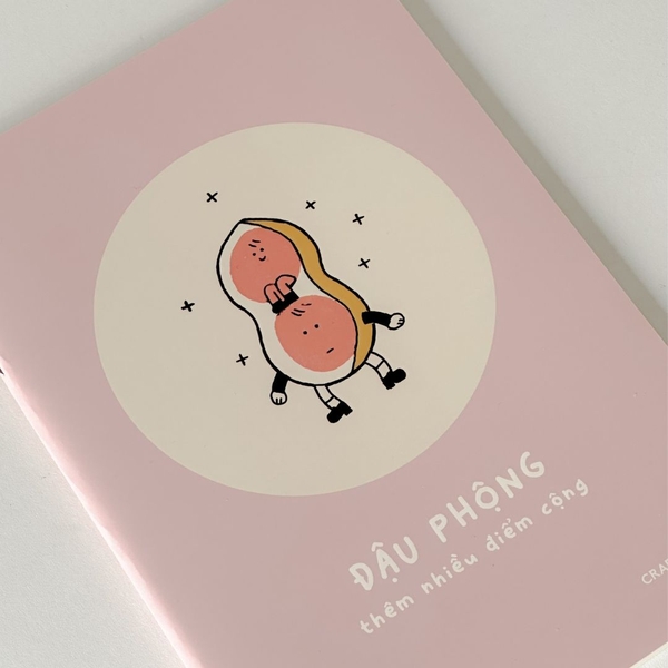 Vở kẻ ngang 120 trang Học Đậu Thi Đỗ - Đậu phộng